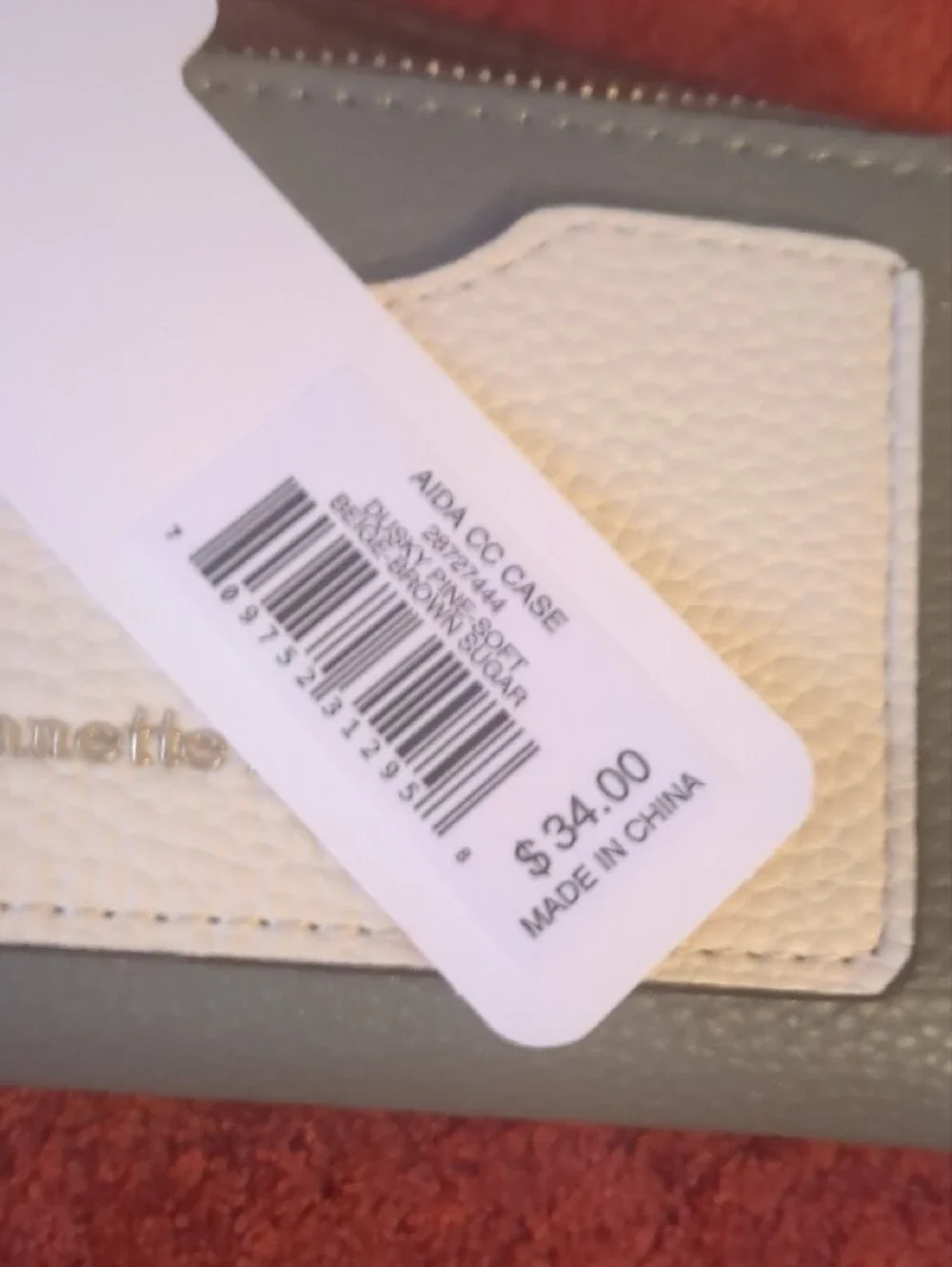 Nanette Lepore Leather Slim Card/Coin Case